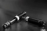 PRO SERIES "LEAF SPRING NATION MENSCER MOTORSPORTS" DOUBLE ADJUSTABLE REAR SHOCKS