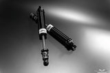PRO SERIES "LEAF SPRING NATION MENSCER MOTORSPORTS" DOUBLE ADJUSTABLE REAR SHOCKS