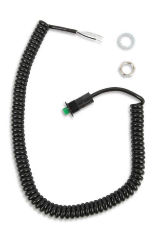 MOMENTARY SWITCH - GREEN BUTTON Spiral Cord