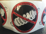 Leaf Spring Nation Ant-Coil Over 4" Decal