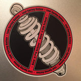 Leaf Spring Nation Ant-Coil Over 4" Decal